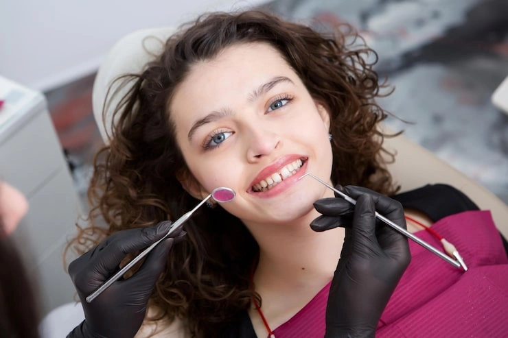 young female patient with pretty smile examining dental inspection dentist clinic healthy teeth 333900 21354